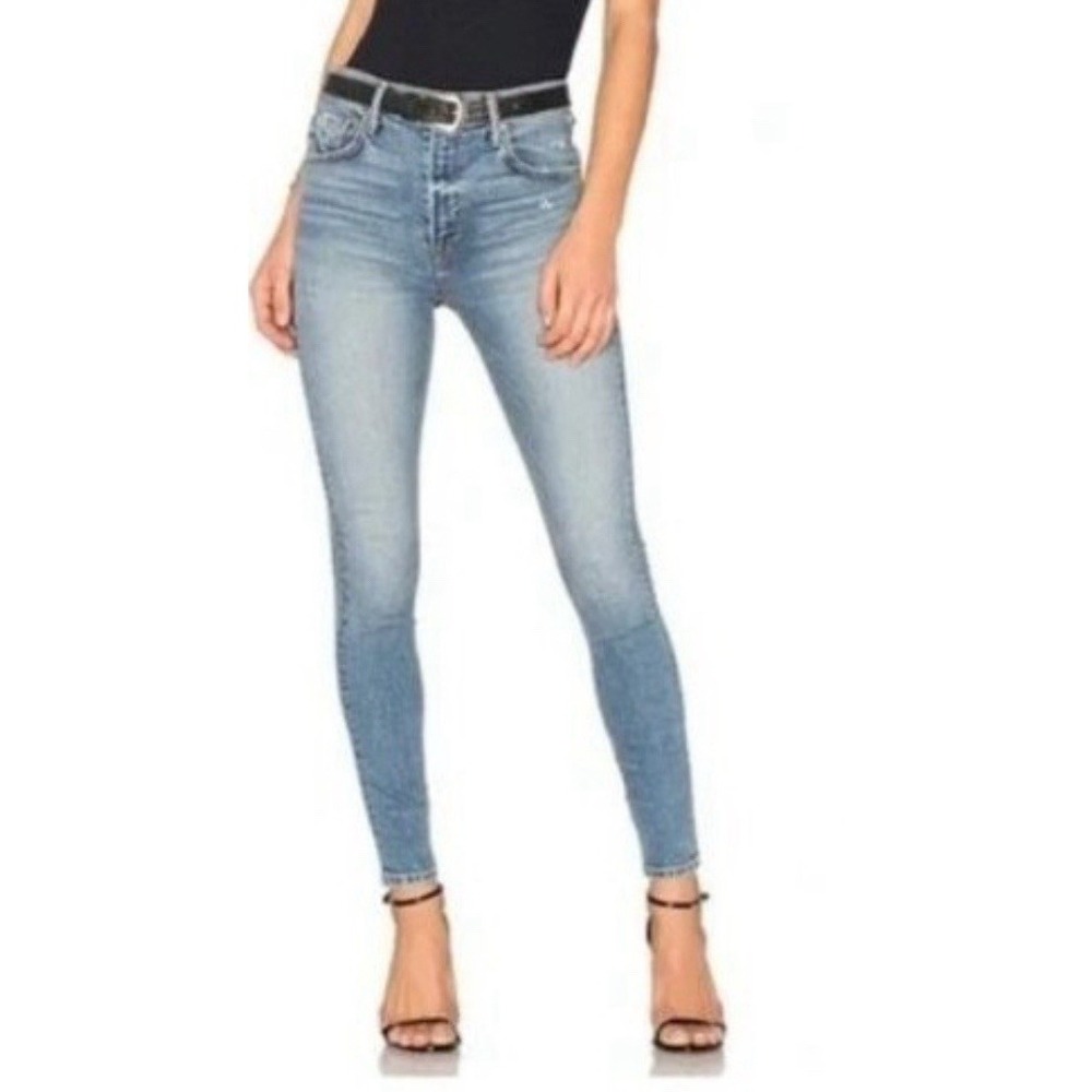 Grlfrnd The Kendall High Rise Stretch‎ Skinny Jeans Size 25 Light Wash #OP1-8